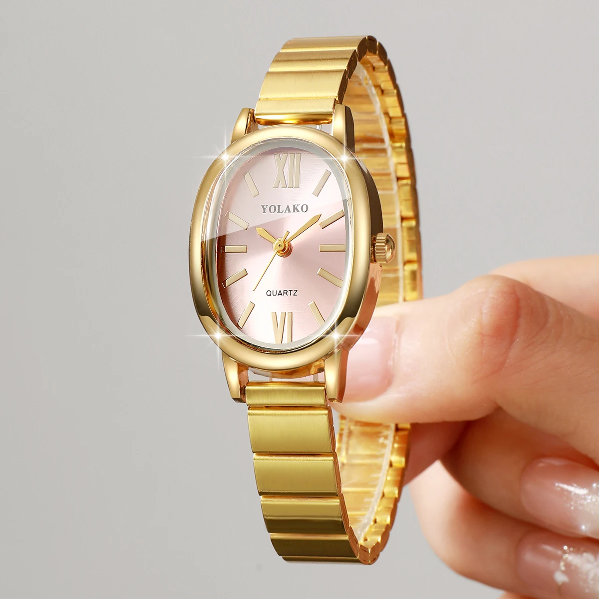 Elegant Pink Dial Women Watch  - Jewelry Watches For Women recension och pris