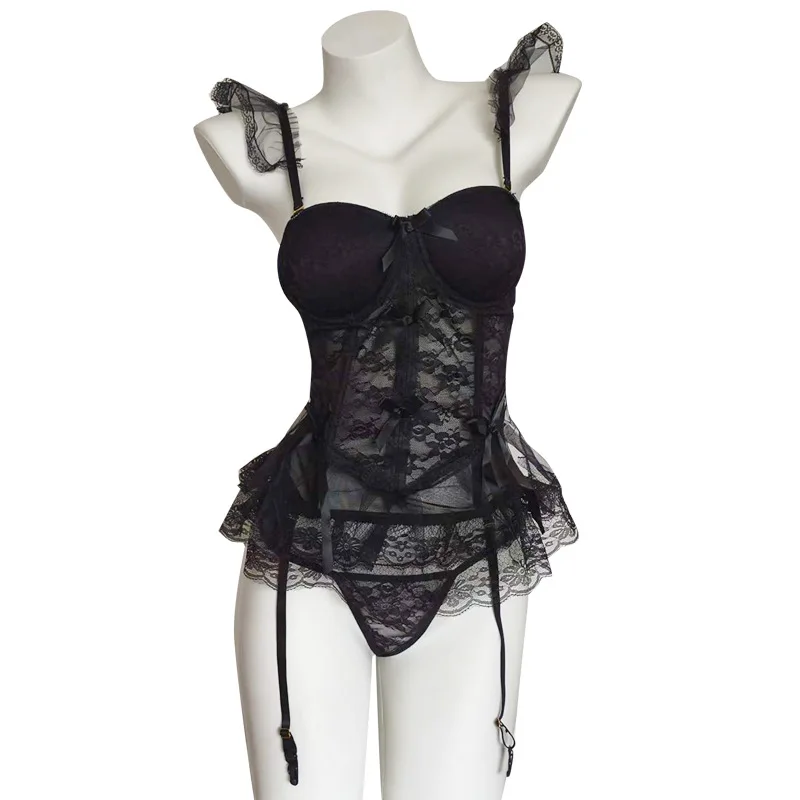 Porno Lingerie Lace Sexy Mesh  - Couple Ring Set recension och pris