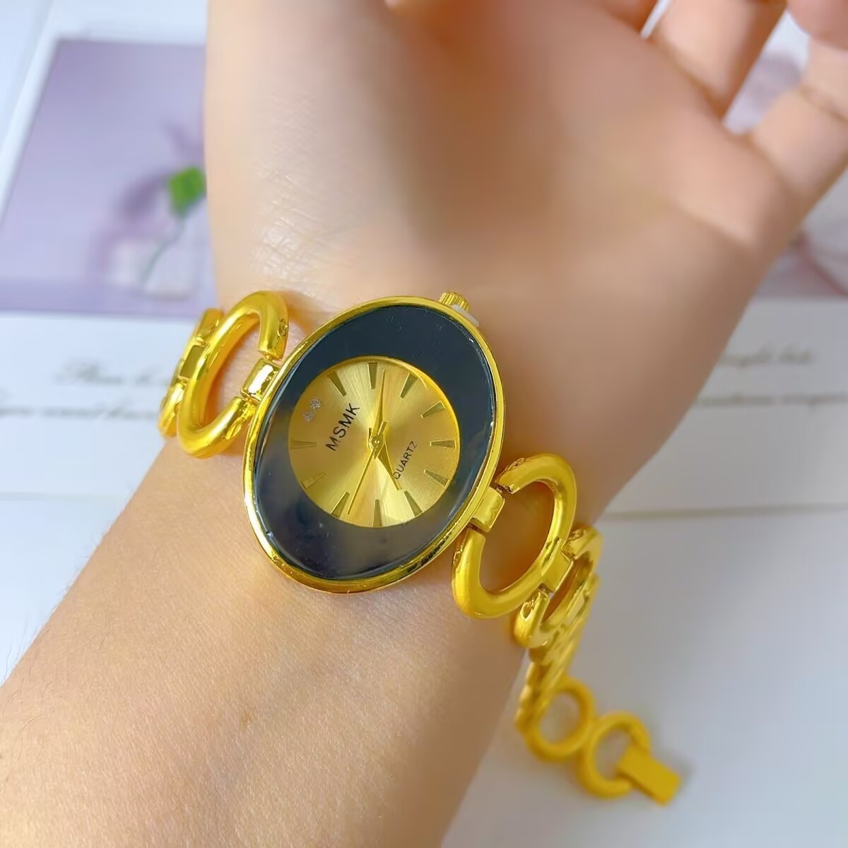 New American 24K Gold Plated W - Jewelry For Watches recension och pris